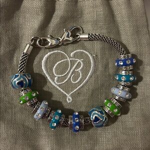 Brighton Charm Bracelet with 10. Charms